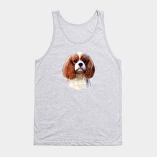 Cavalier King Charles Spaniel Cute Puppy Dog Tank Top